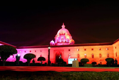 Iconic Raisina Hills Gets Revamped with Philips Color Kinetics to Dazzle Us