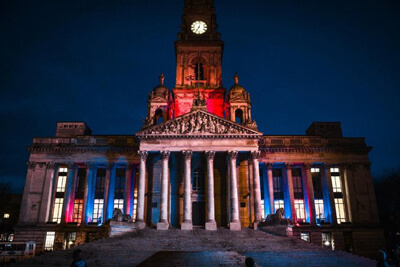 New Lighting System To Dazzle Iconic Portsmouth Guildhall