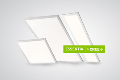 Cree announces Essentia LED Flat Panel Troffer and Track Light product lines