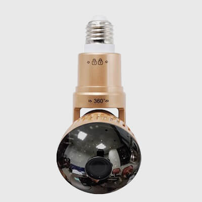Light Bulb With Security Camera
