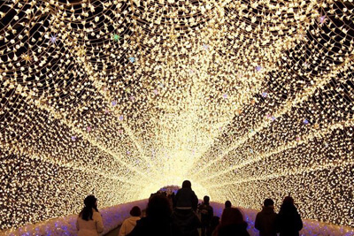 Kuwana City’s enthralling Nabana No Sato Park LED Lighting