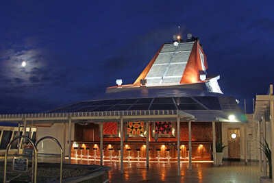 MS Braemar Dazzles with LED Installations