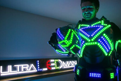 LED Man: Journey From a School Project to a Nightclub