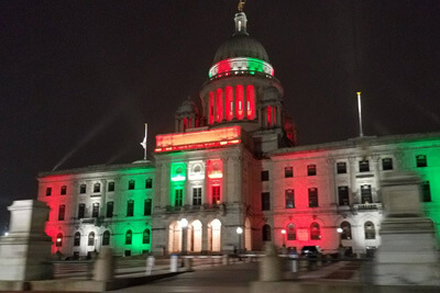 Rhode Island’s State House Brightens the Sky With New State House lighting System