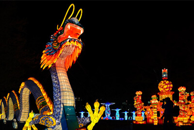 Chinese Lantern Festival Lights Up Franklin Square With LEDs and More