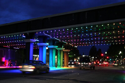 Beyond Walls Lights Up Underpasses in Downtown Lynn