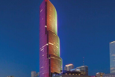 South Florida Buildings  Lit Up Orange for ‘Stand Up To Cancer’