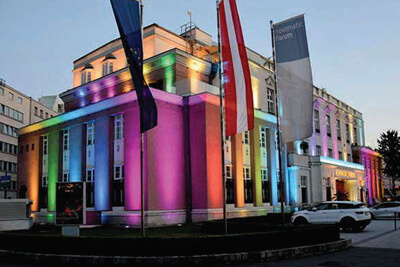 Novomatic Forum in Vienna Glitters with New Lighting