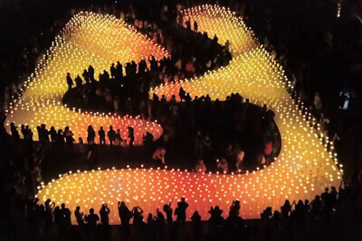 Victoria Ward Park’s ‘Light Garden’ Glitters with LEDs