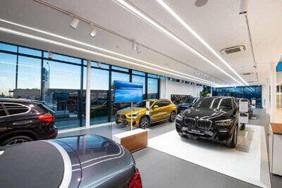New BMW Showroom Enthralls Everyone with LED Lighting