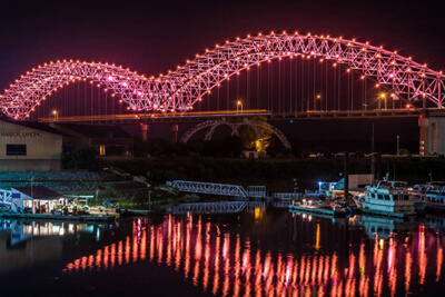 Signify Beautifies Memphis Bridge with Connected LED System