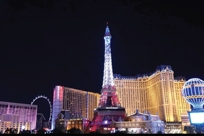 Eiffel Tower in Las Vegas Premieres LED Light Show
