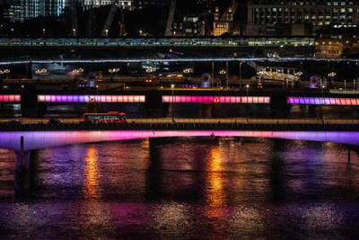 London Bridges Get LEDs as Part of Longest Artwork Project