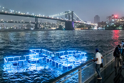 East River’s Water Quality to be Inferred by LED Light Sculpture