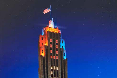 90-Year-Old Lincoln Tower Lit By LED Lighting Solutions