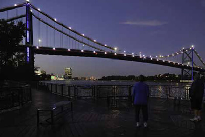 Anthony Wayne Bridge Shimmers With New Lighting