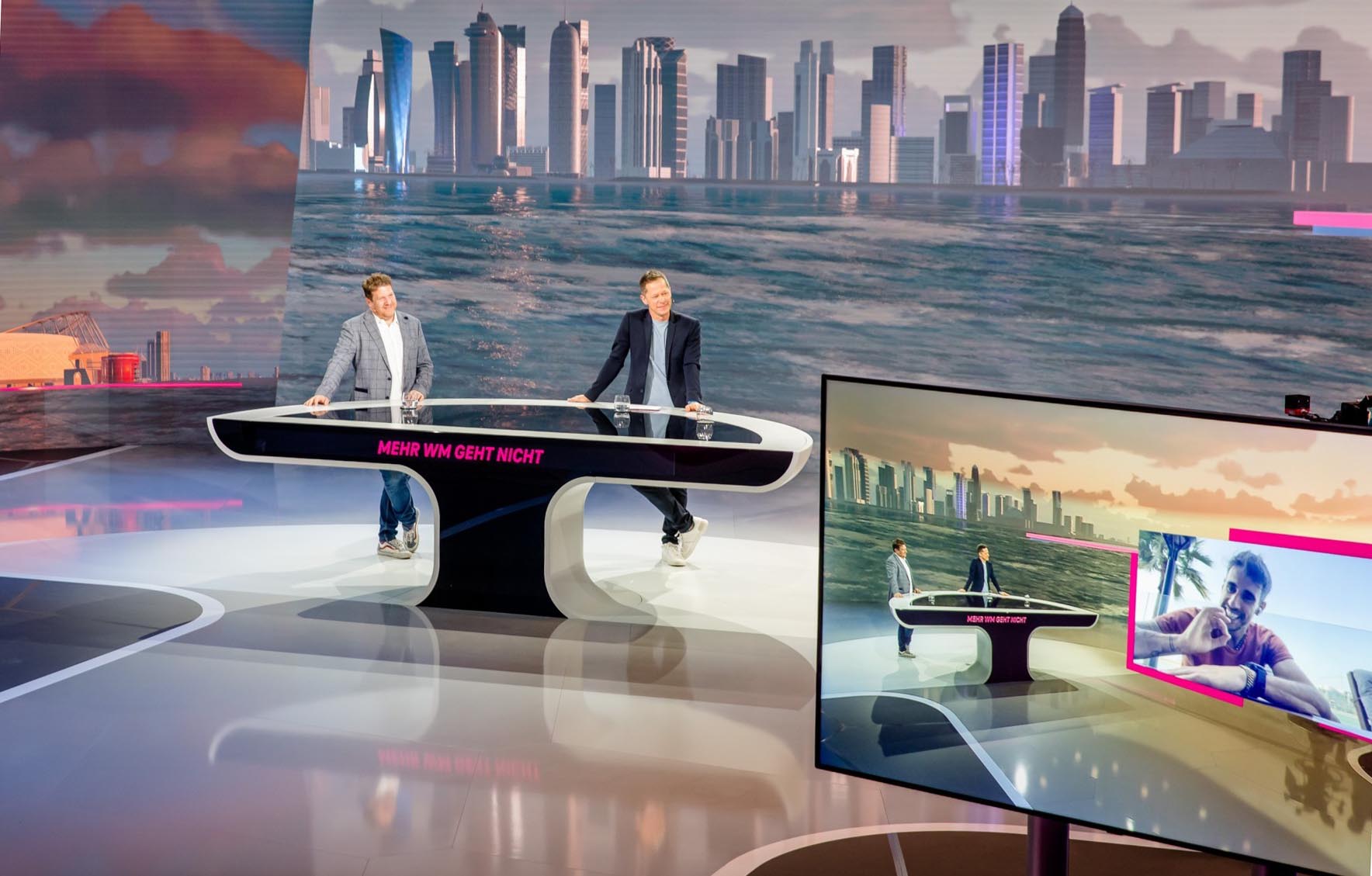Alfalite ORIM Giant LED Screen is the Centrepiece of PLAZAMEDIA Hybrid World Cup Studio
